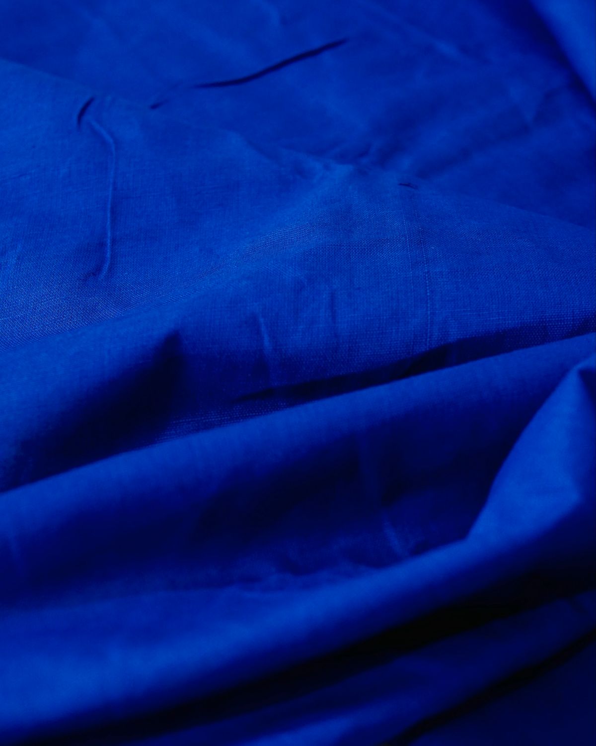 Royal Blue Linen Fabric