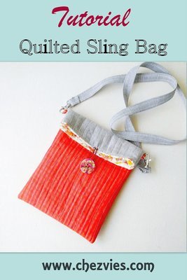 Quilted Sling Bag - Free Tutorial