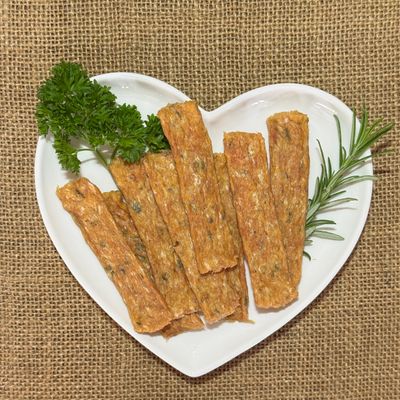 Chicken &amp; Rainbow Trout  Chompers