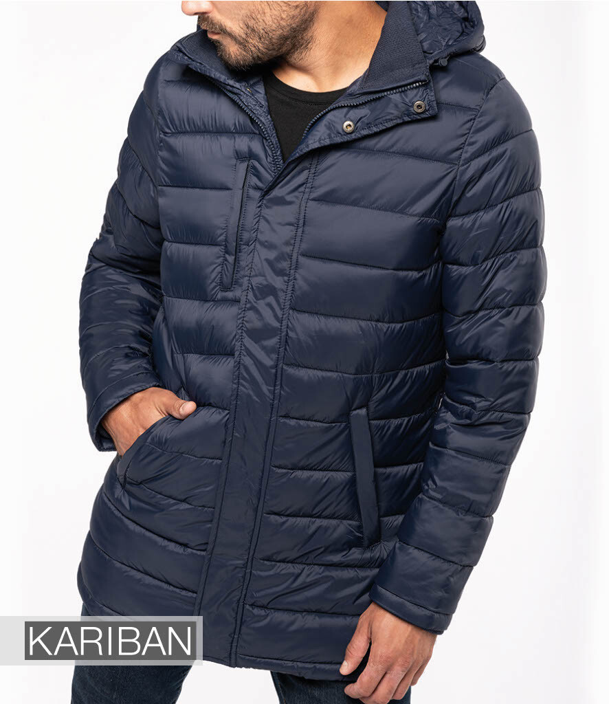 Kariban Lightweight Long Padded Parka Jacket