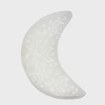 Selenite Half Moon Charging Plate