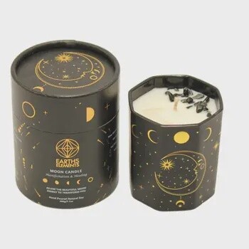 Moon Phase Crystal Candle