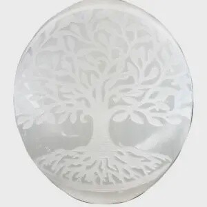 Selenite ToL Palm Stone