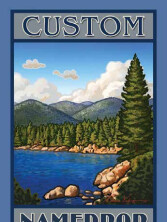 Mountain Lake Magnet