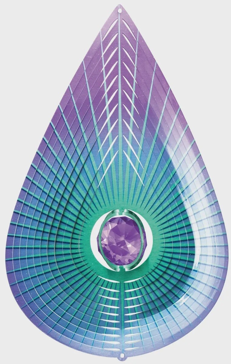 Supreme Crystal Teardrop Purple