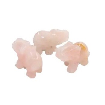 Rose Quartz Elephant
