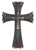 Cross Turquoise &amp; Brown