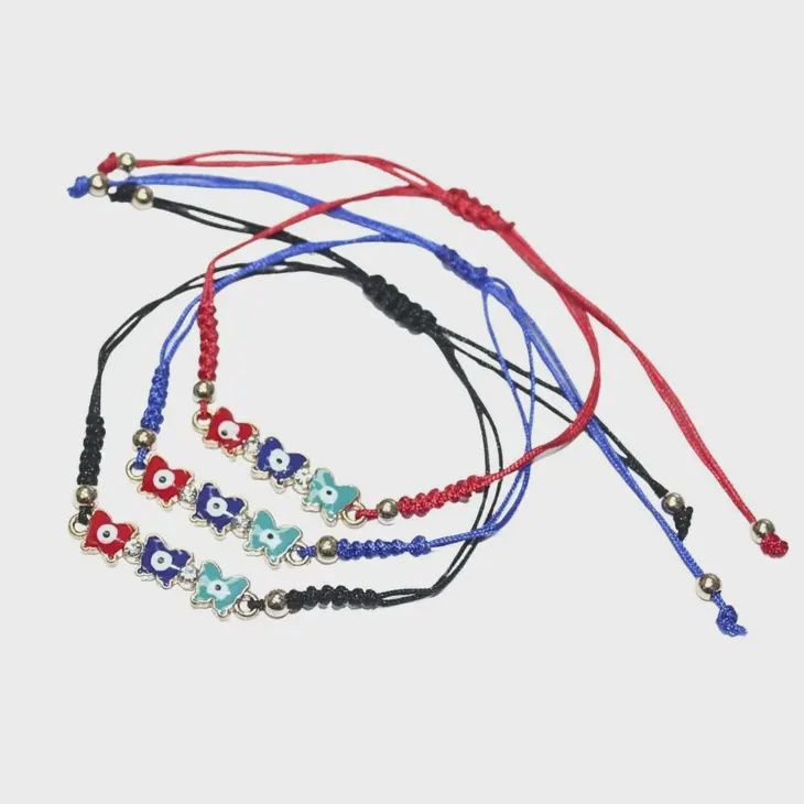 Evil Eye Butterfly Bracelet