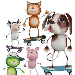 Skateboarding Animals