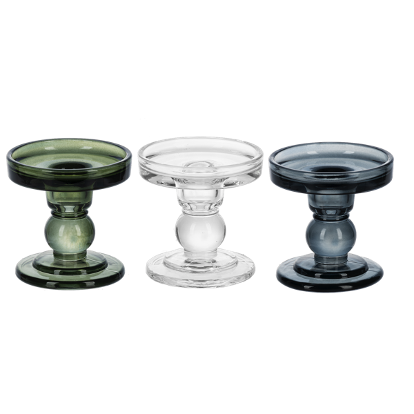 Dual Pillar &amp; Taper Finial Holder