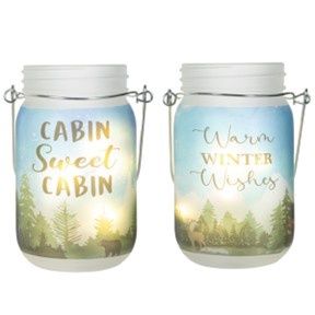 Cozy Cabin Mason Jars