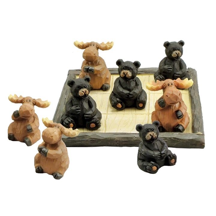 Bear &amp; Moose Tic-Tac-Toe Game