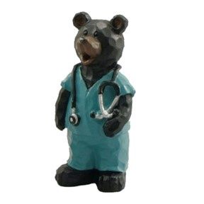 Bear Medical Doctor, Name: Green Scrubs
