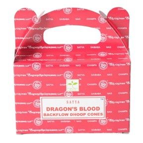 Satya Backflow Cones, Scent: Dragon&#39;s Blood