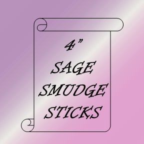 Whte Sage 4&quot; Smudge Sticks