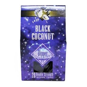 Incense Cones 20 Pack, Scent: Black Coconut