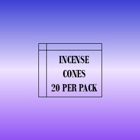 Incense Cones 20 Pack