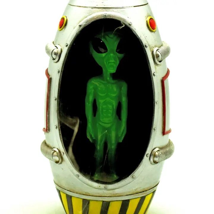 Alien in Space ship z