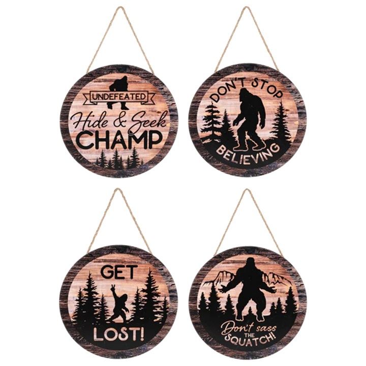 Bigfoot Wood Sign