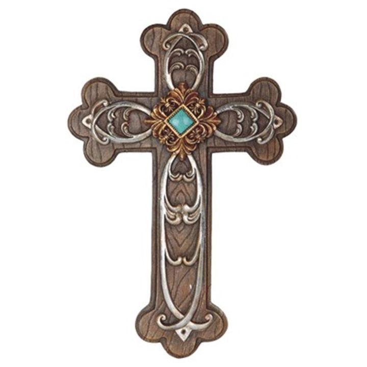 Cross Turquoise &amp;  Gold