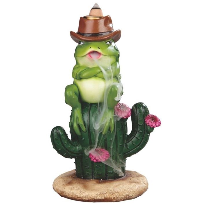 Frog on Cactus