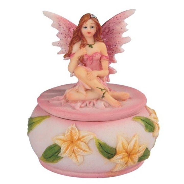 Fairy Trinket Box Pink