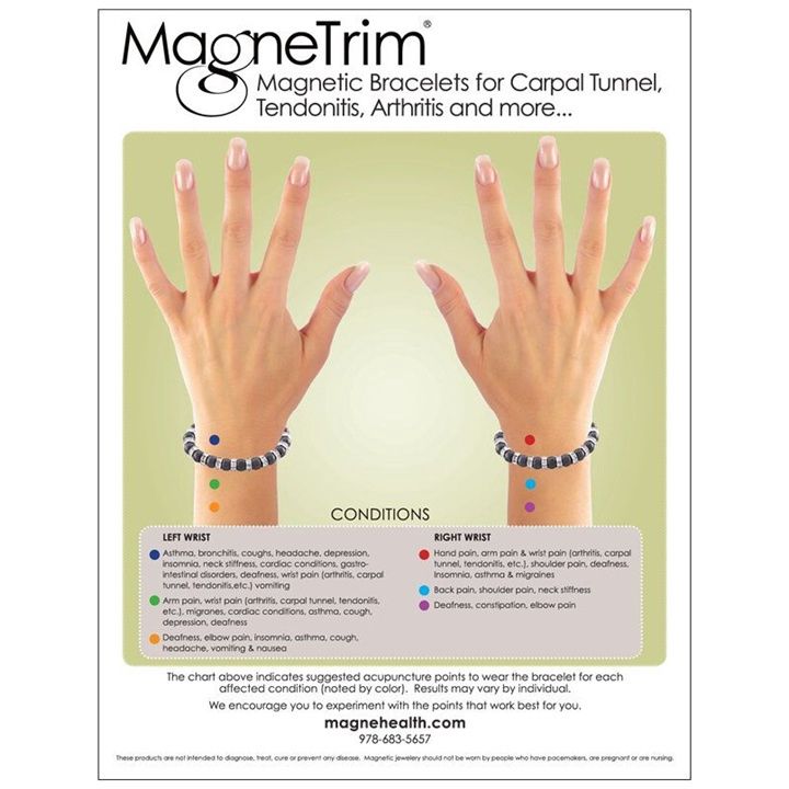 Metal Spiral Magnetic Bracelet