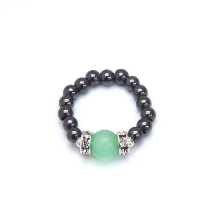Light Green Cats Eye Black Magnetrim, Size: Small