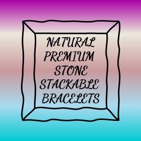 Natural Premium Stone Stackable Bracelets