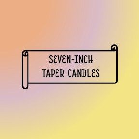 Seven-Inch 2 Pk Non Drip Candles