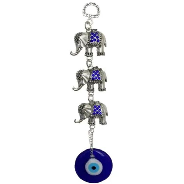 Lucky Elephant Evil Eye Amulet