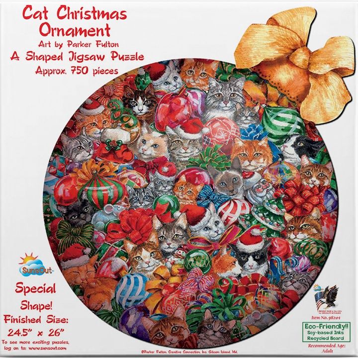 Cat Christmas Ornament