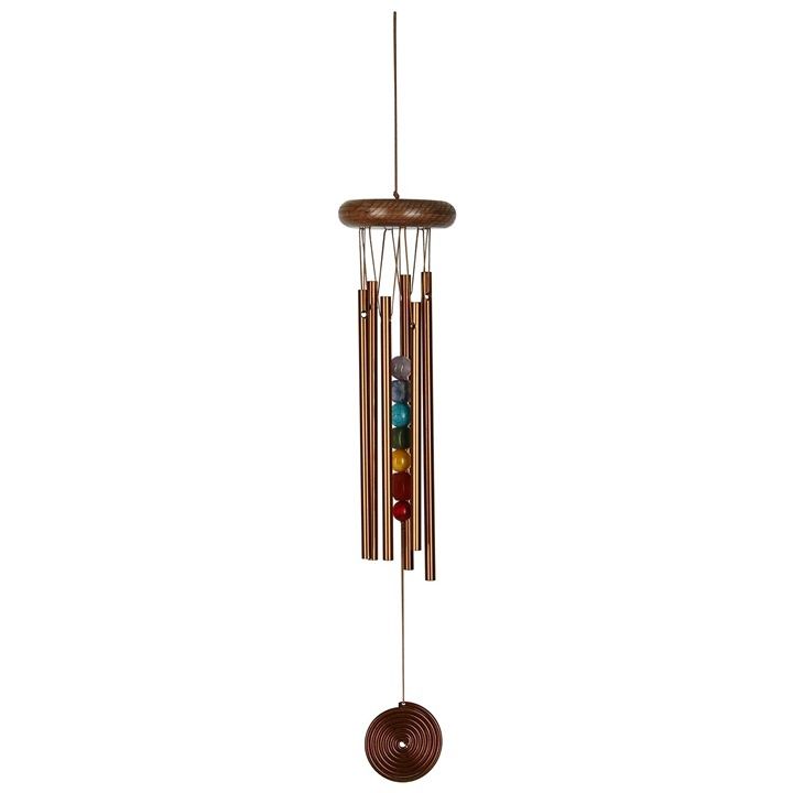 Chakra Chime Seven Stones, Color: Bronze