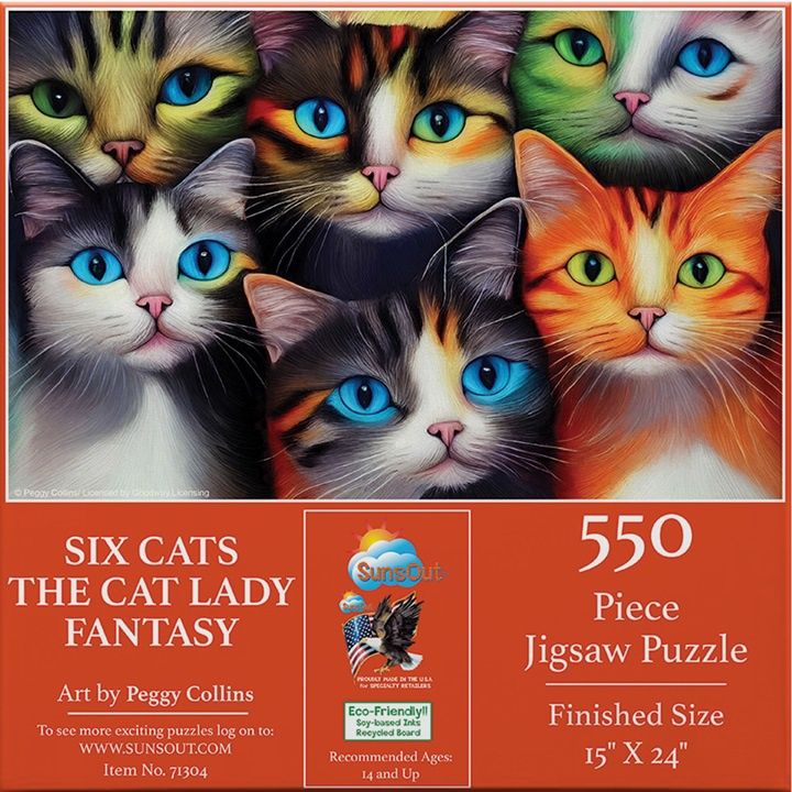 Six Cats The Cat Lady Fantasy