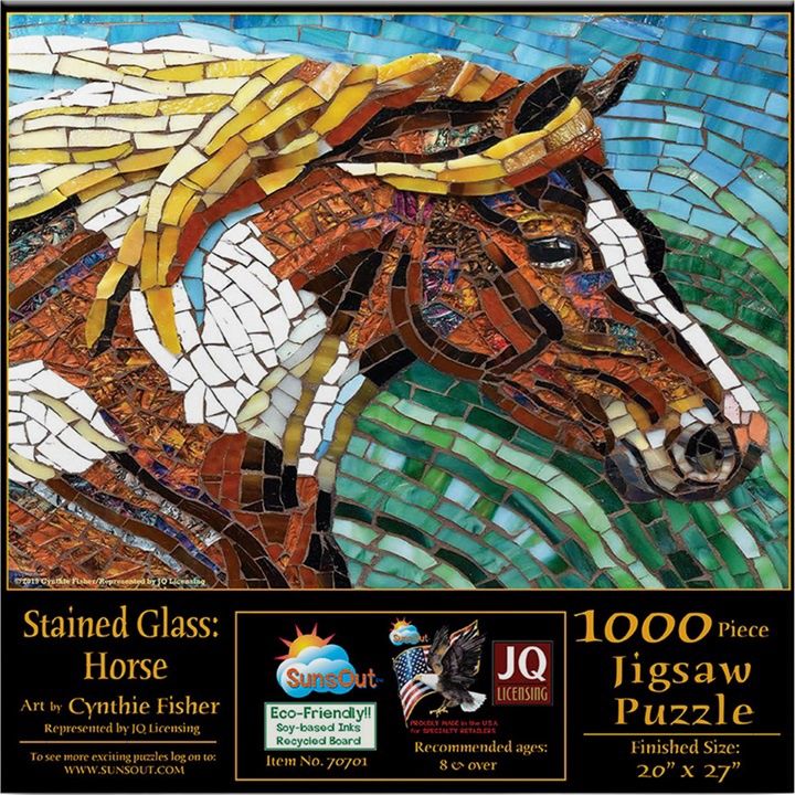 Stained Glass Horse