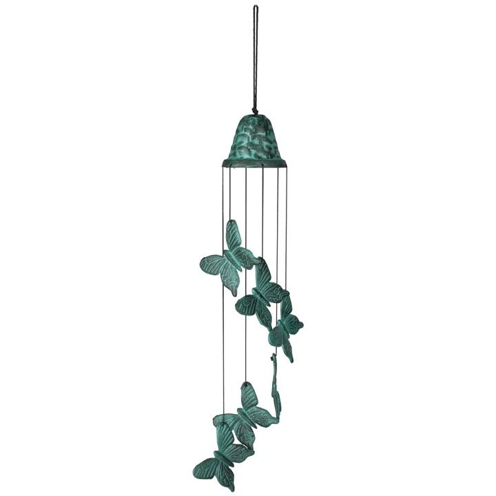 Habitats Chime Butterfly Green
