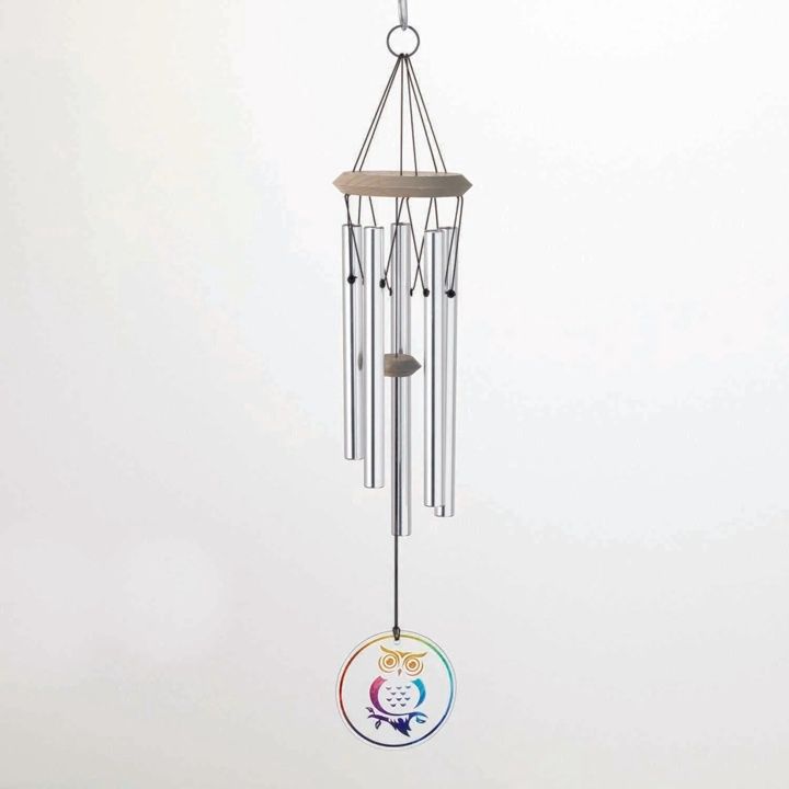 Habitats Chime Glass Owl