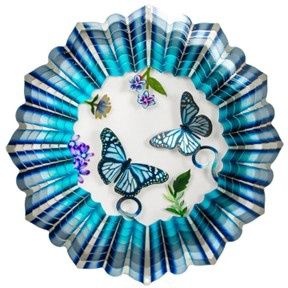 3-D Butterfly Blue