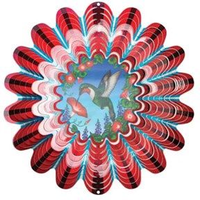 Animated Hummingbird Red