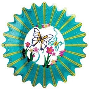 3-D Butterfly Teal z