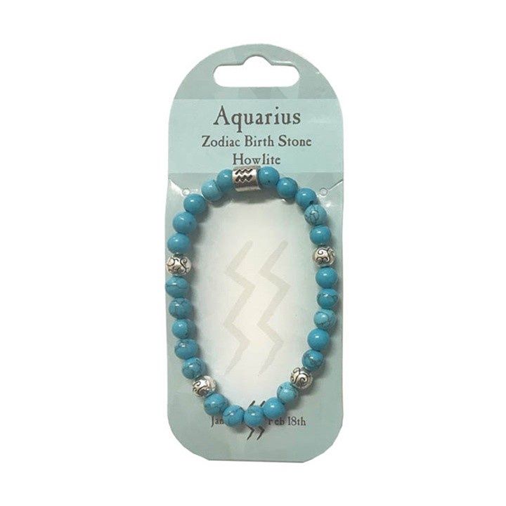 Zodiac Birthstone Bracelets, Name: Aquarius