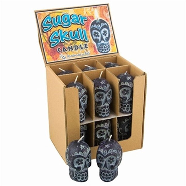 Candle Sugar Skull Shaped