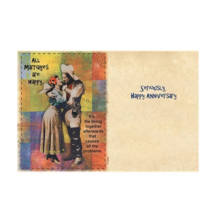 Anniversary Card, Name: All Marriages Are Happy