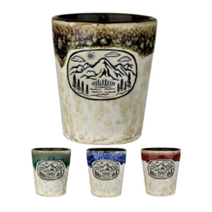 Mountain Ceramic Shot Glass