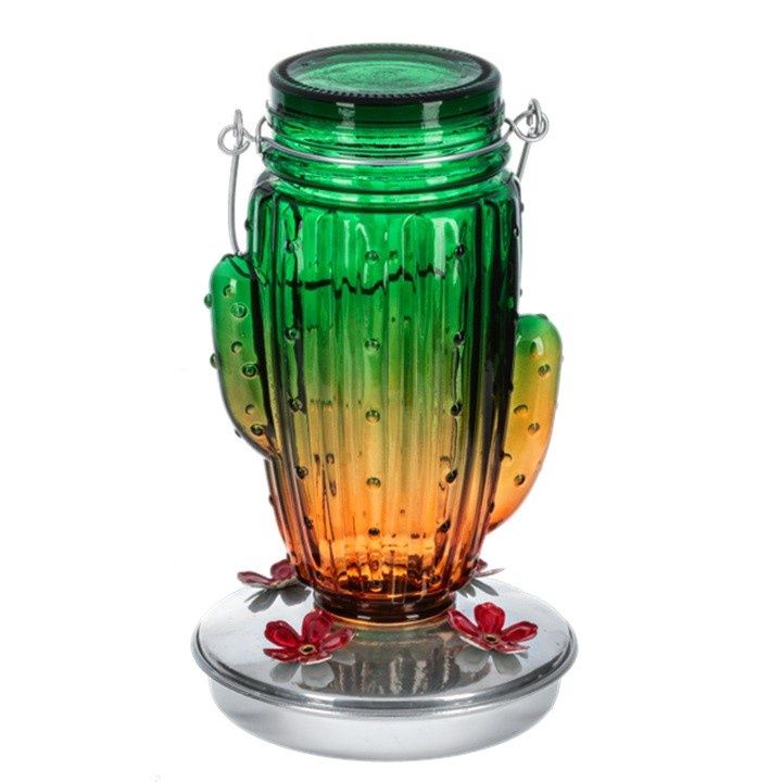 Cactus Hummingbird Feeders, Color: Orange