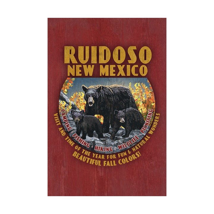 PC Black Bears Vintage Sign