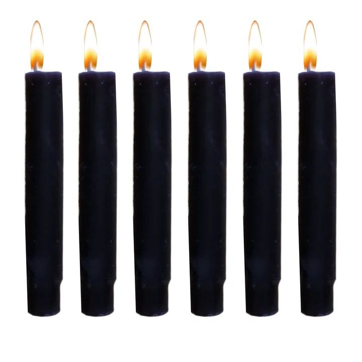 Hippy Drippy Drip Black Candle