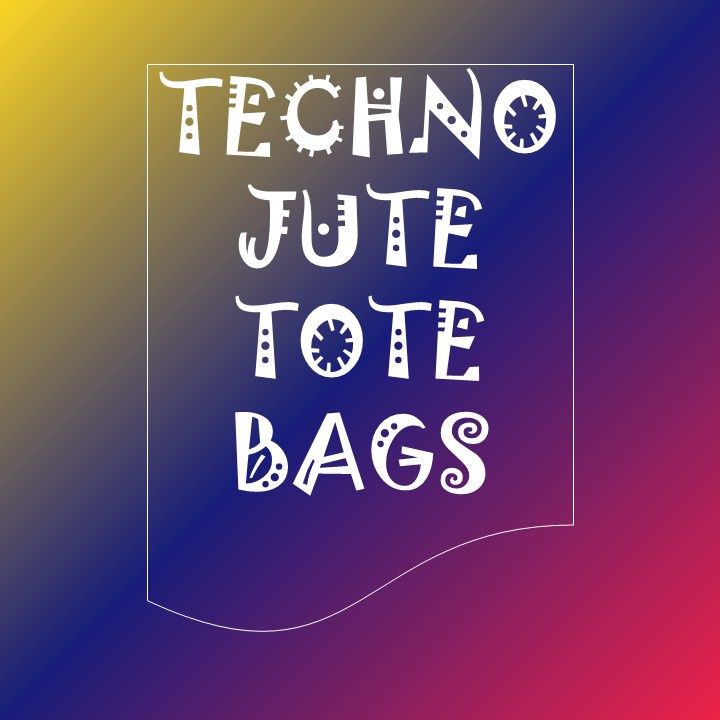 Techno Jute Tote Bags