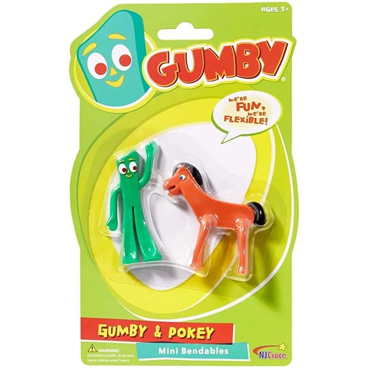 Gumby and Pokey, Size: 3 inch