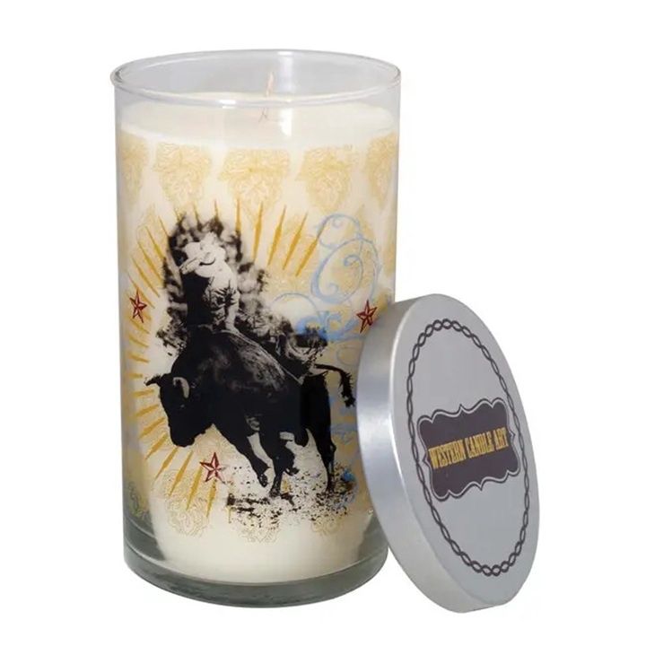 Western Candle Bull Rider